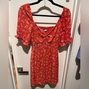 Abercrombie dress size small red